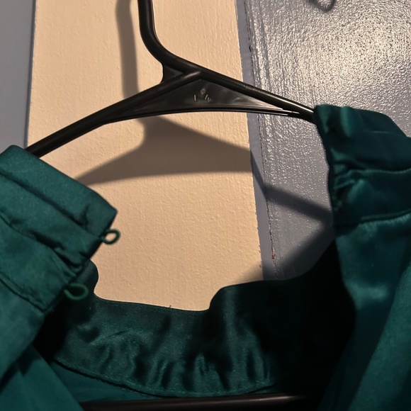 Loft Dark Green Holiday Dress - Picture 3 of 6